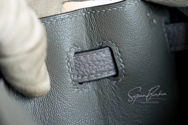Women's Tote Bag Birkin 25CM Togo Leather 8F Etain Gold Hardware