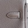 Women's Tote Bag Birkin 25CM Togo Leather 8F Etain Gold Hardware