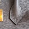 Women's Tote Bag Birkin 25CM Togo Leather 8F Etain Gold Hardware