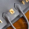 Women's Tote Bag Birkin 25CM Togo Leather 8F Etain Gold Hardware