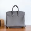 Women's Tote Bag Birkin 25CM Togo Leather 8F Etain Gold Hardware