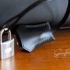 Sydney Australia Hermes Birkin 25CM Black Box Leather HandBag Silver Hardware Handmade