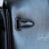 Sydney Australia Hermes Birkin 25CM Black Box Leather HandBag Silver Hardware Handmade